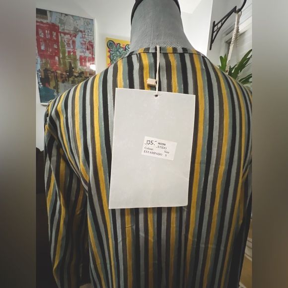 🐠PAN🐠 Striped Shift Dress / Size Small - Picture 8 of 8
